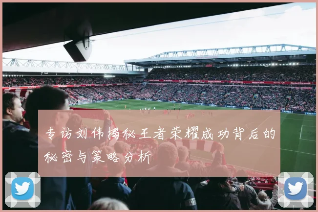 专访刘伟揭秘王者荣耀成功背后的秘密与策略分析